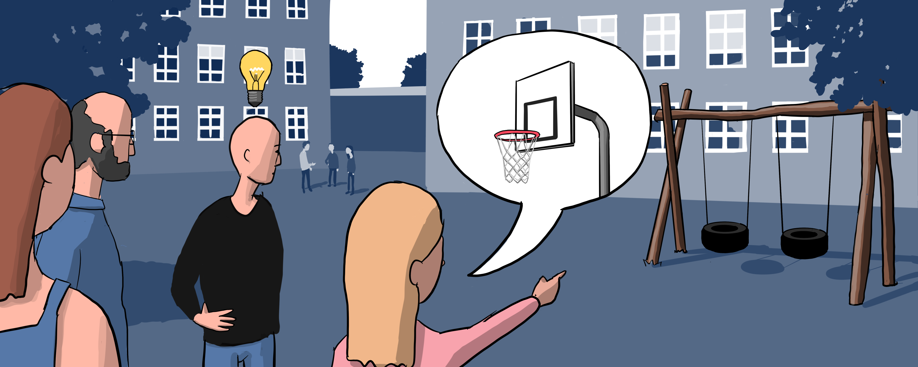 Illustration af elev i skolebestyrelse