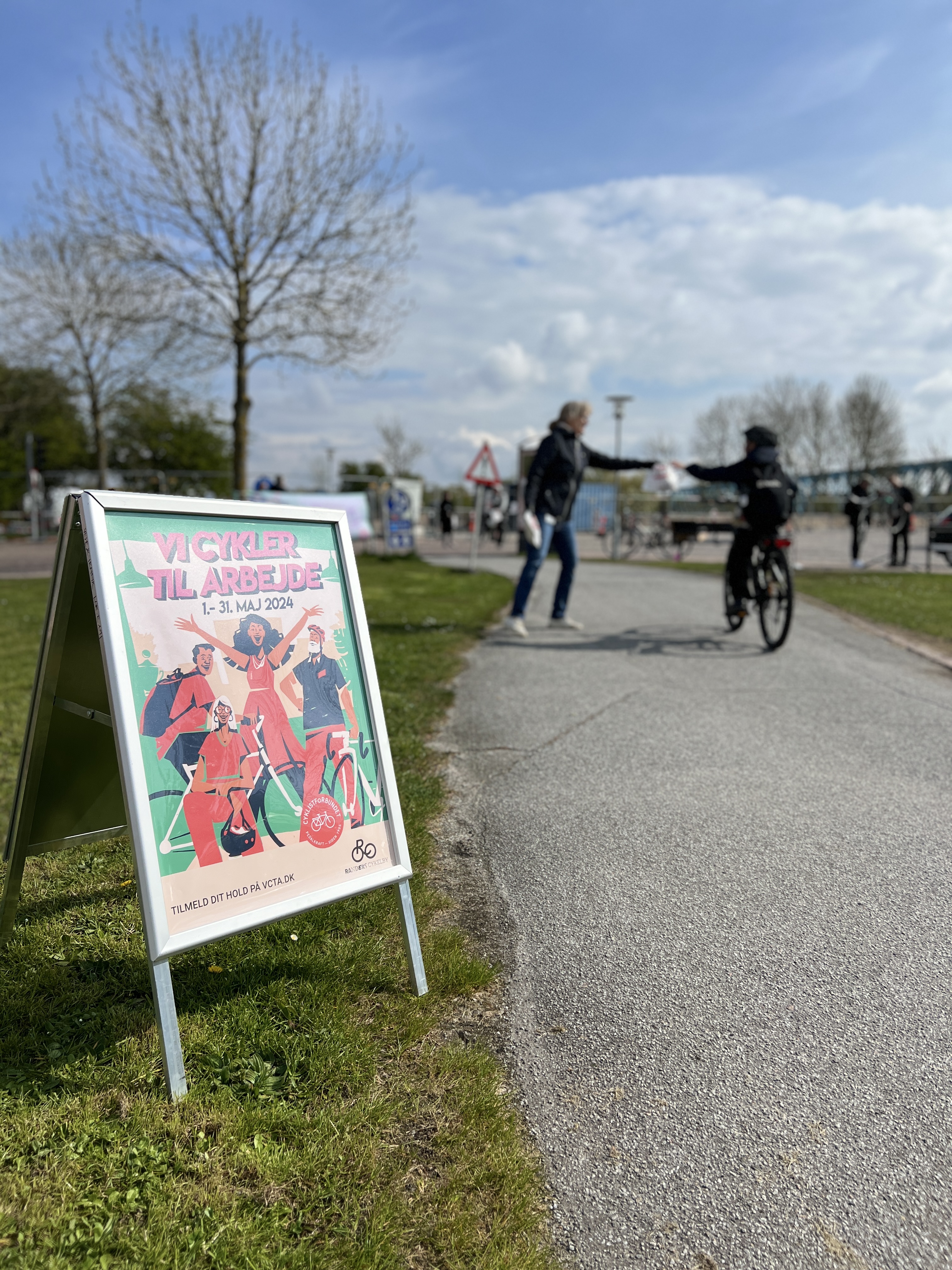 Foto er tager til event i 2024 - Vi Cykler Til Arbejde 2025 er samme periode