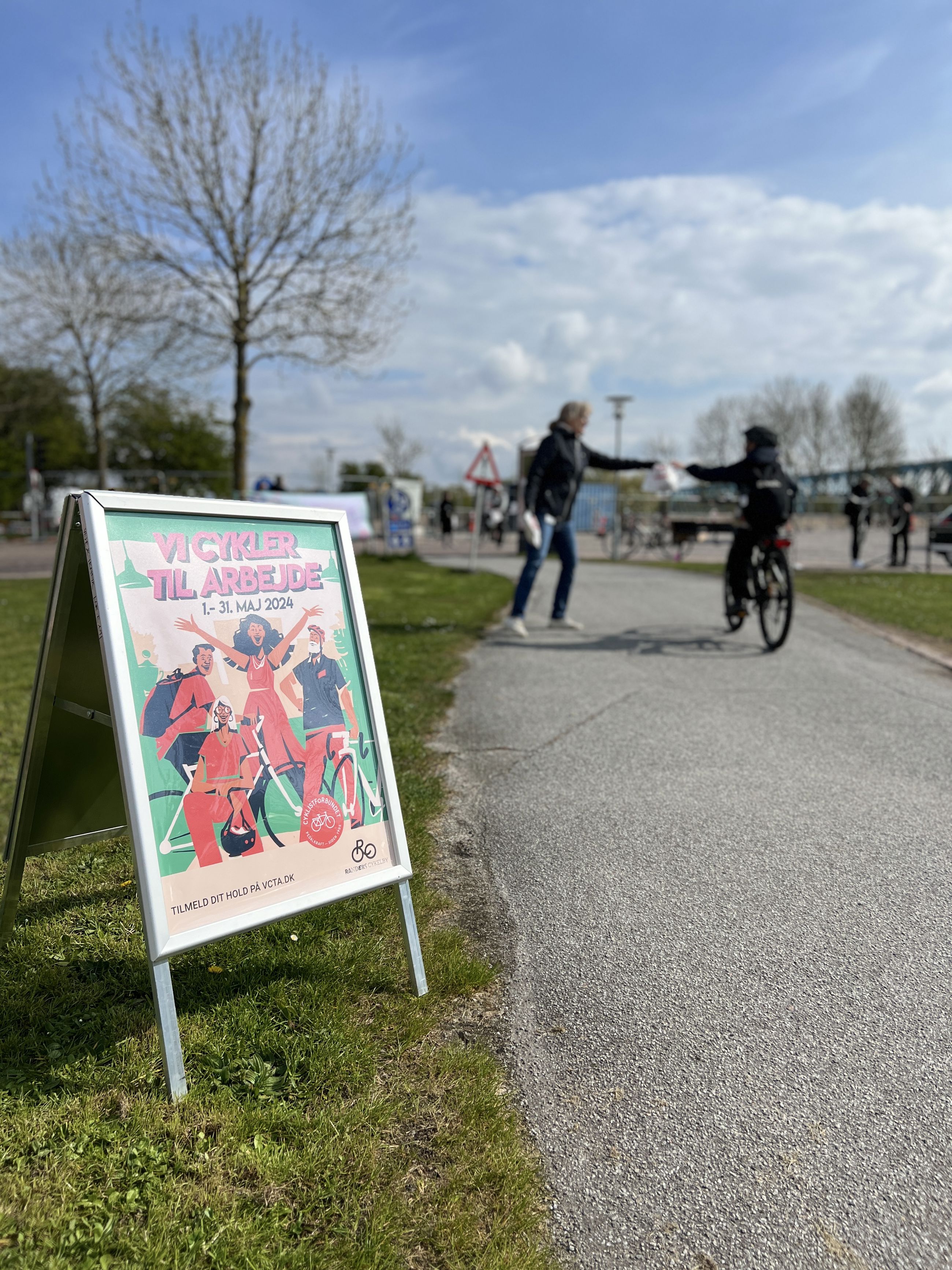 Foto er tager til event i 2024 - Vi Cykler Til Arbejde 2025 er samme periode