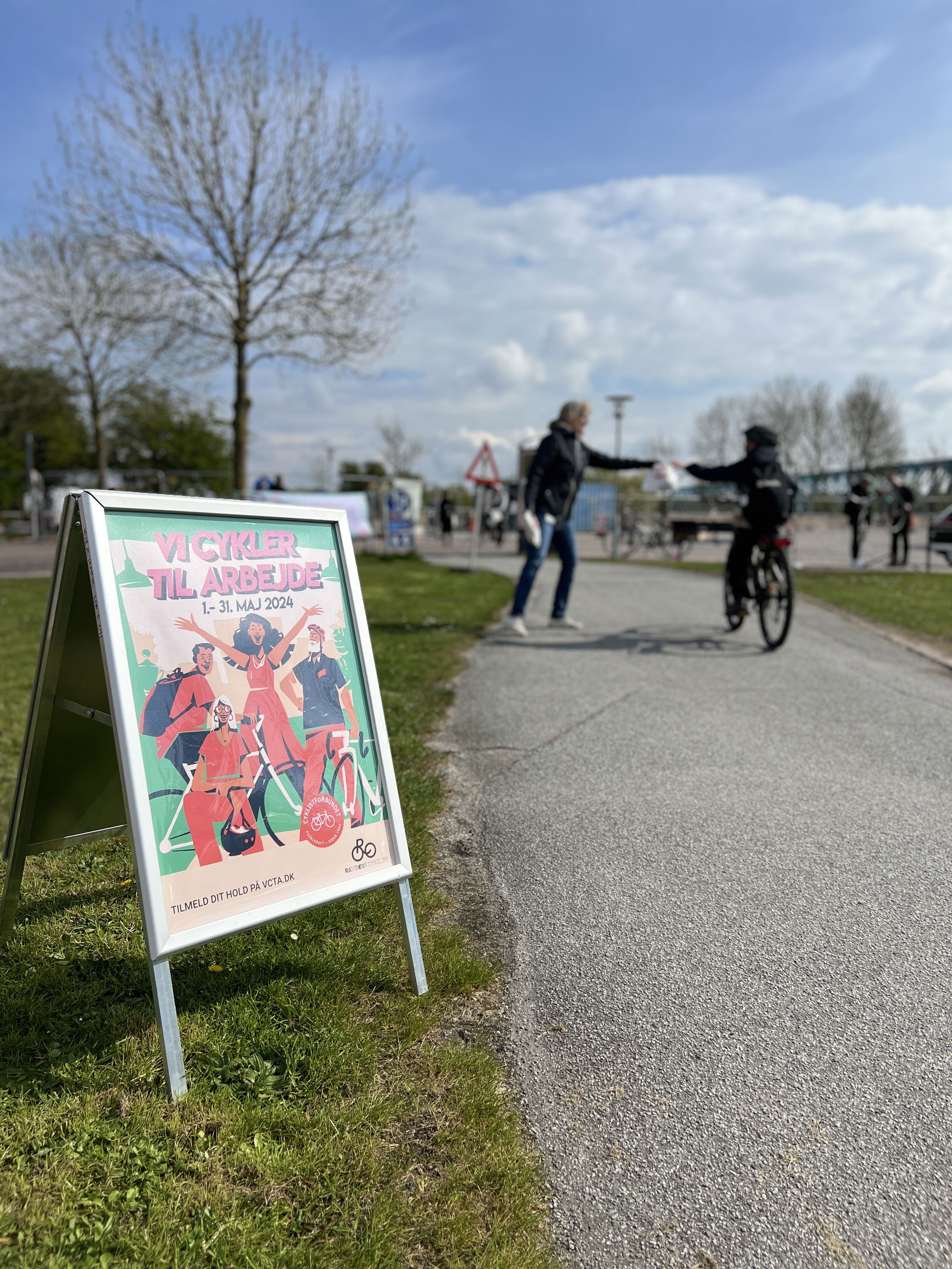 Foto er tager til event i 2024 - Vi Cykler Til Arbejde 2025 er samme periode