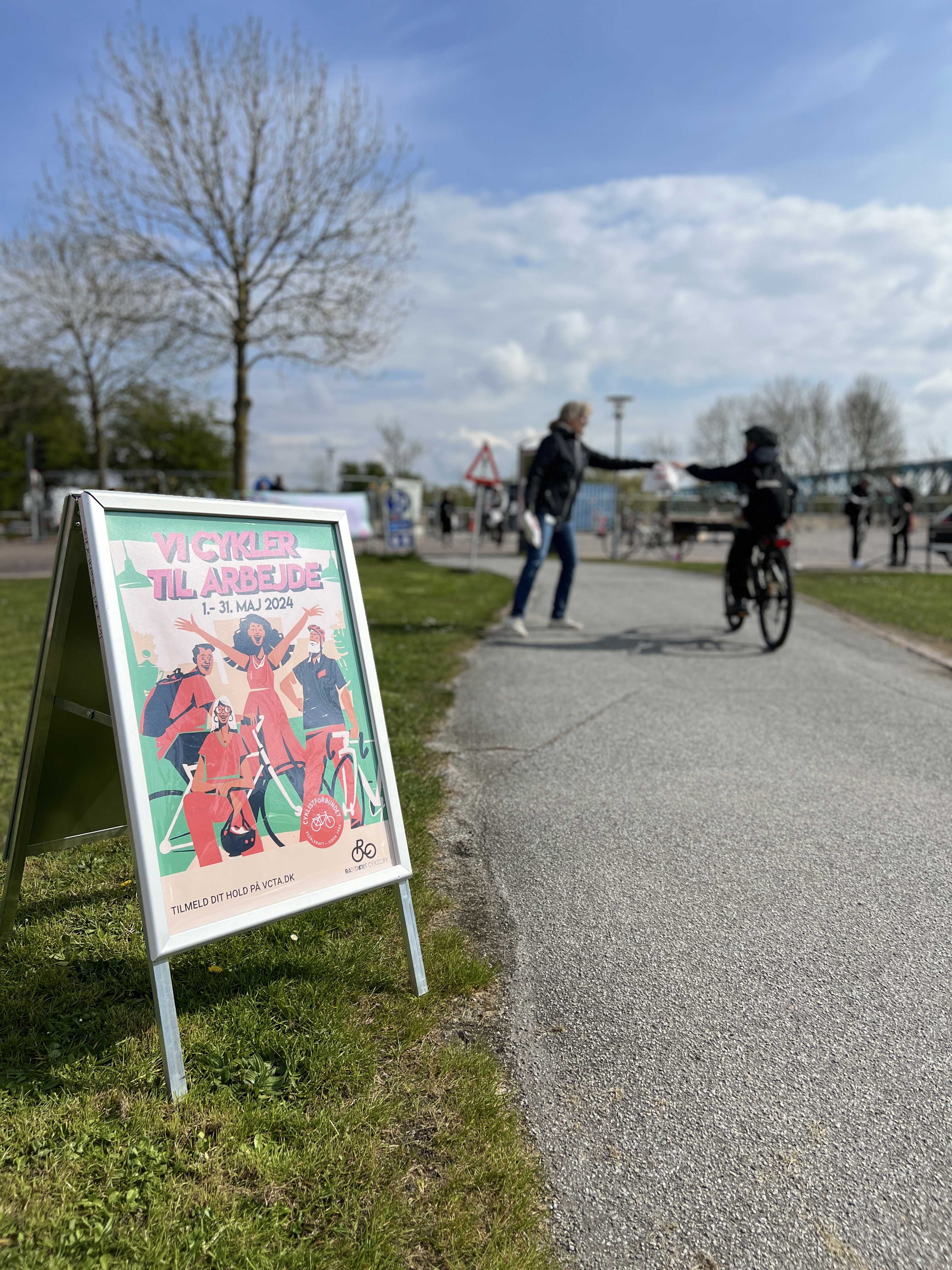 Foto er tager til event i 2024 - Vi Cykler Til Arbejde 2025 er samme periode