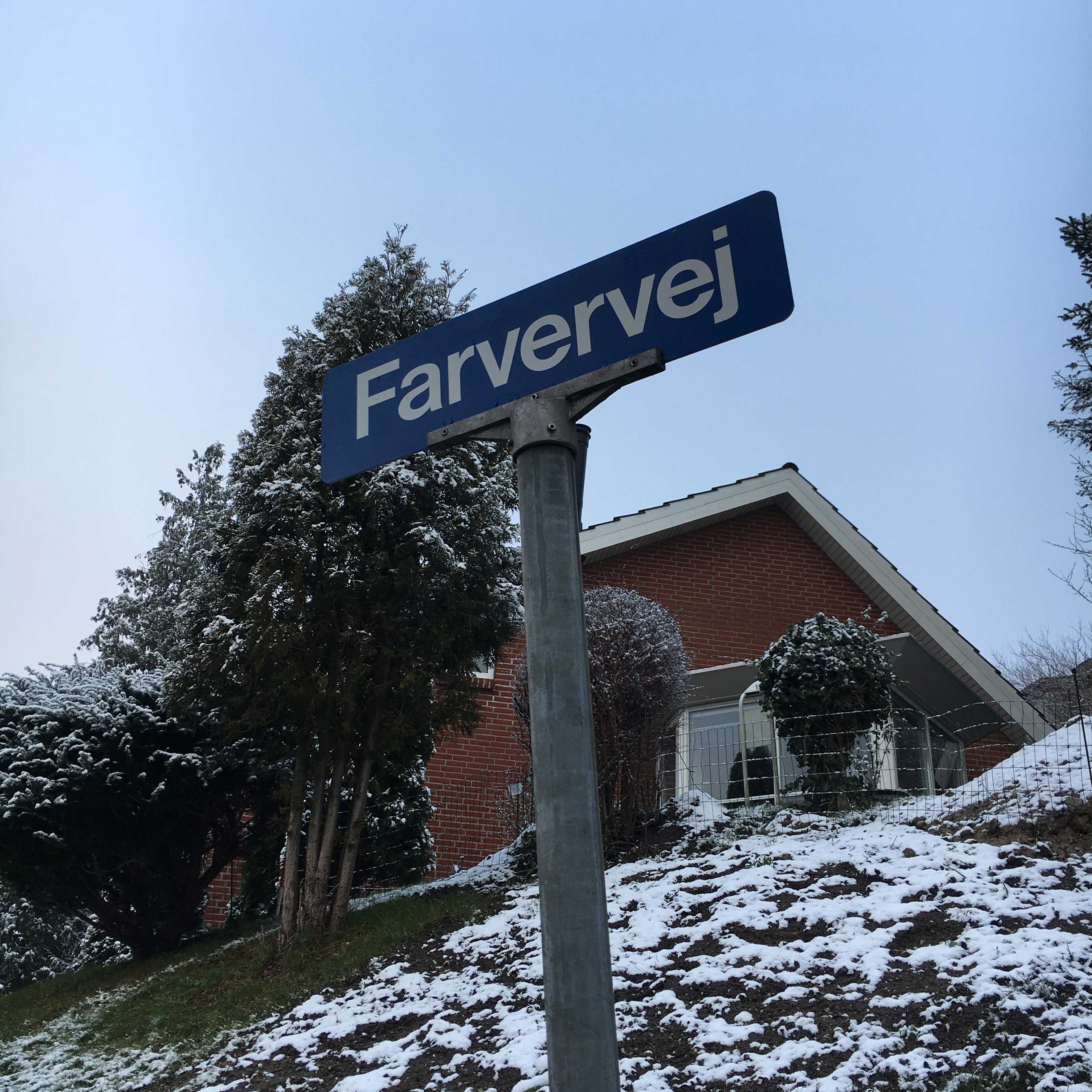 Vejnavn på skilt