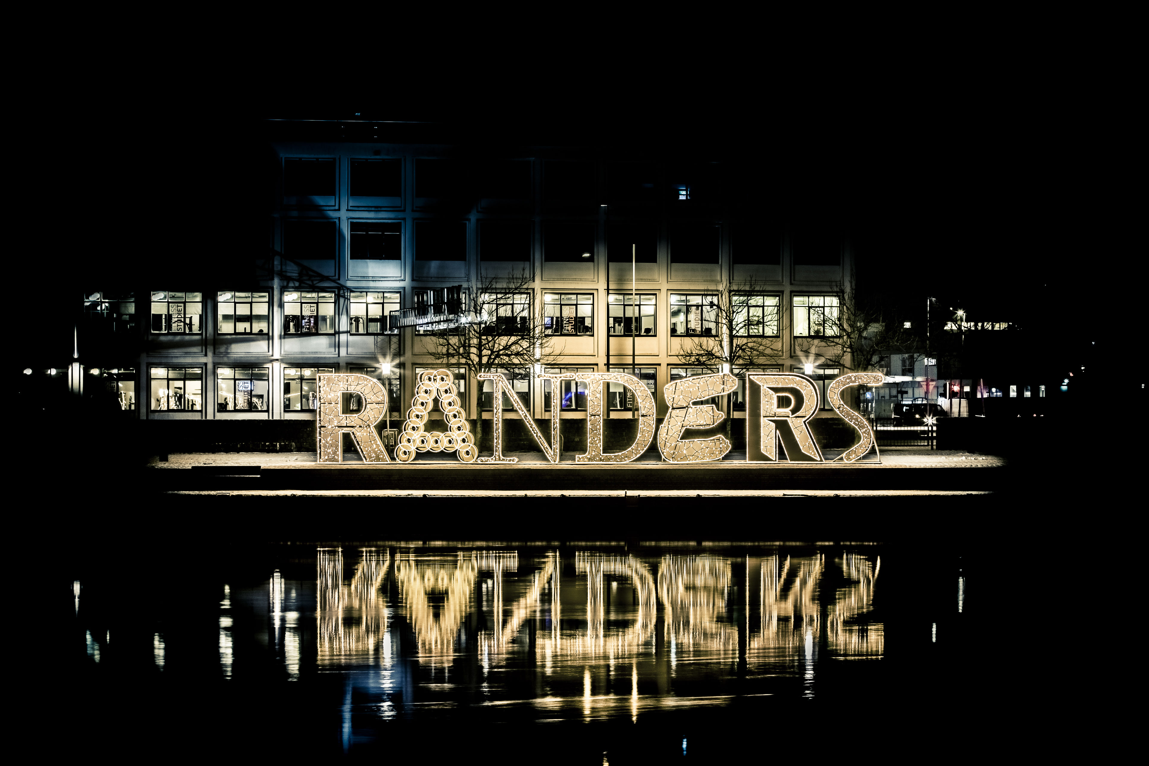 Randers lysende bogstaver