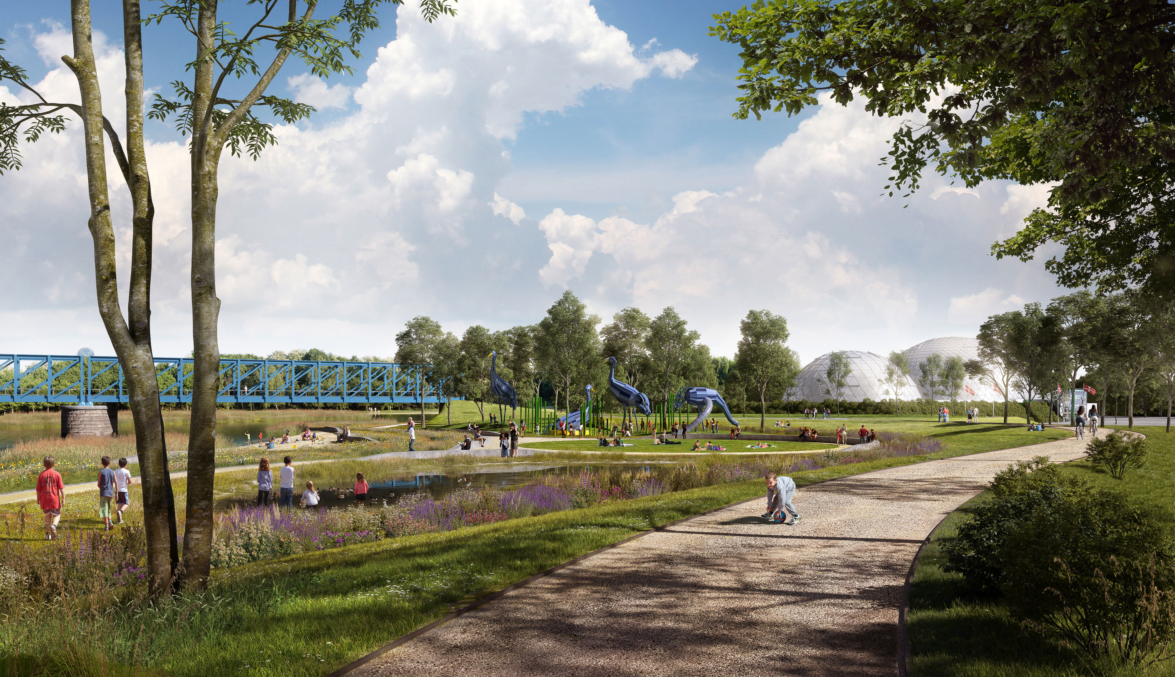 Flodbyen Randers Justesens Plæne