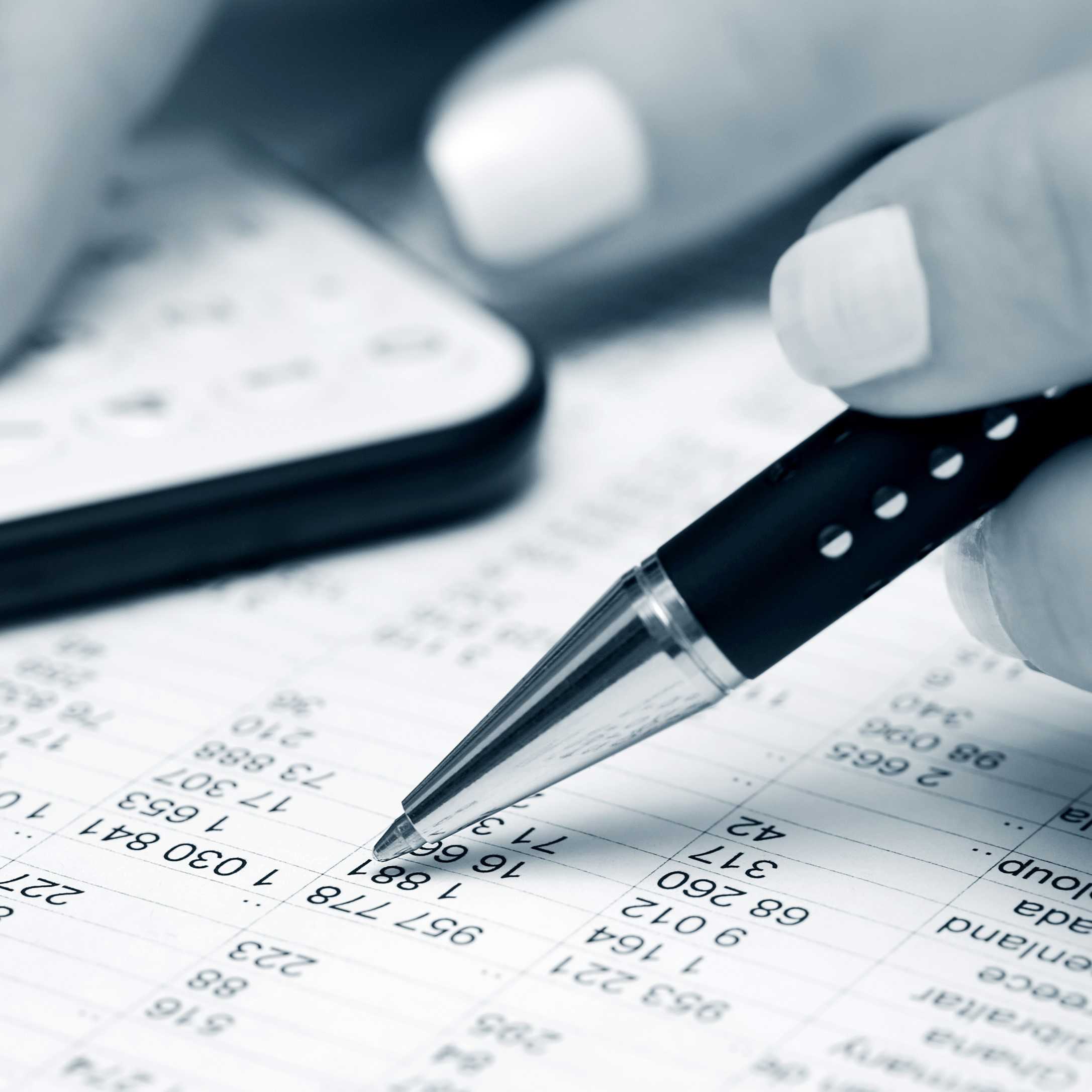 Kuglepen på talrække