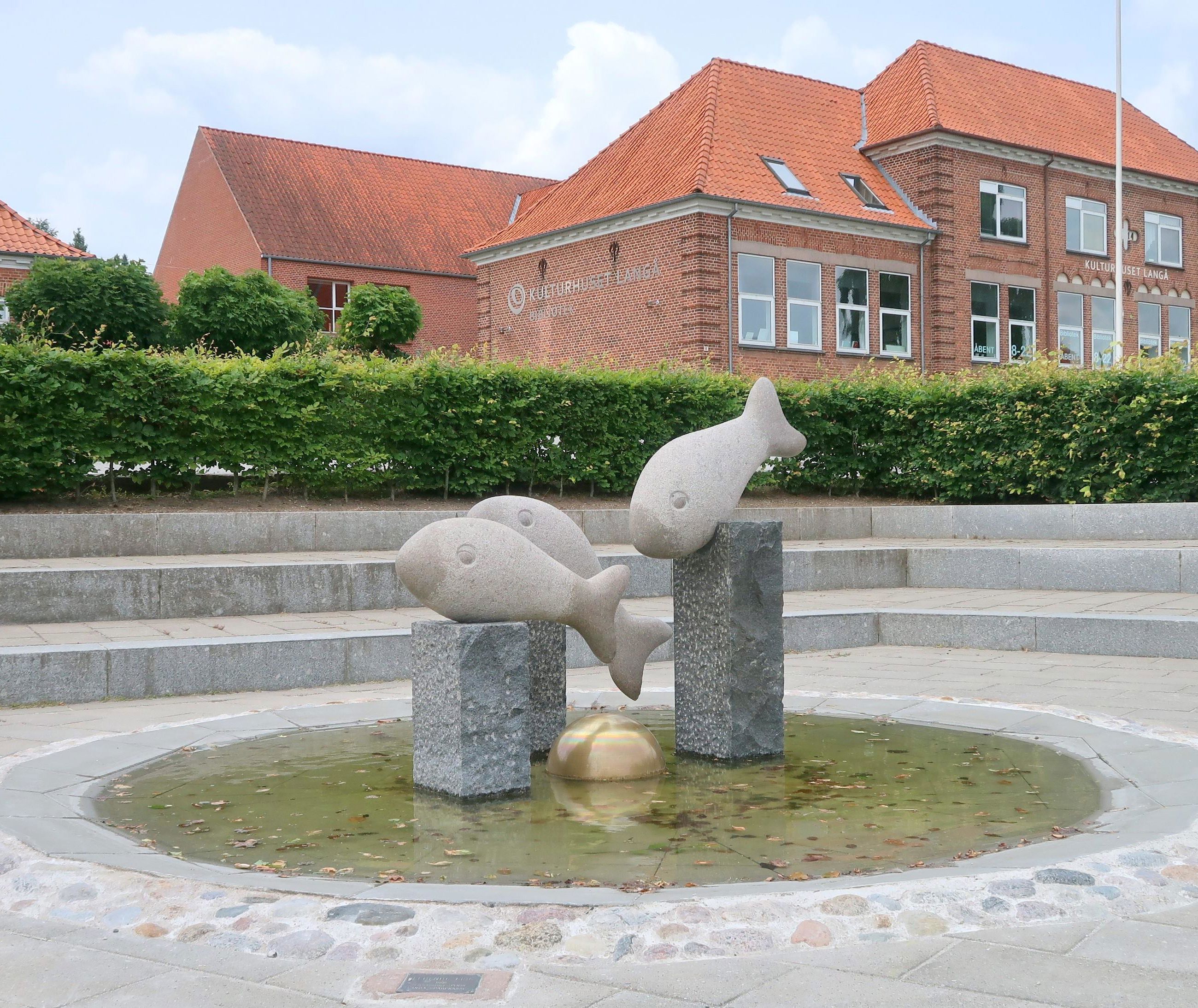 Skulpturen Legende Fisk