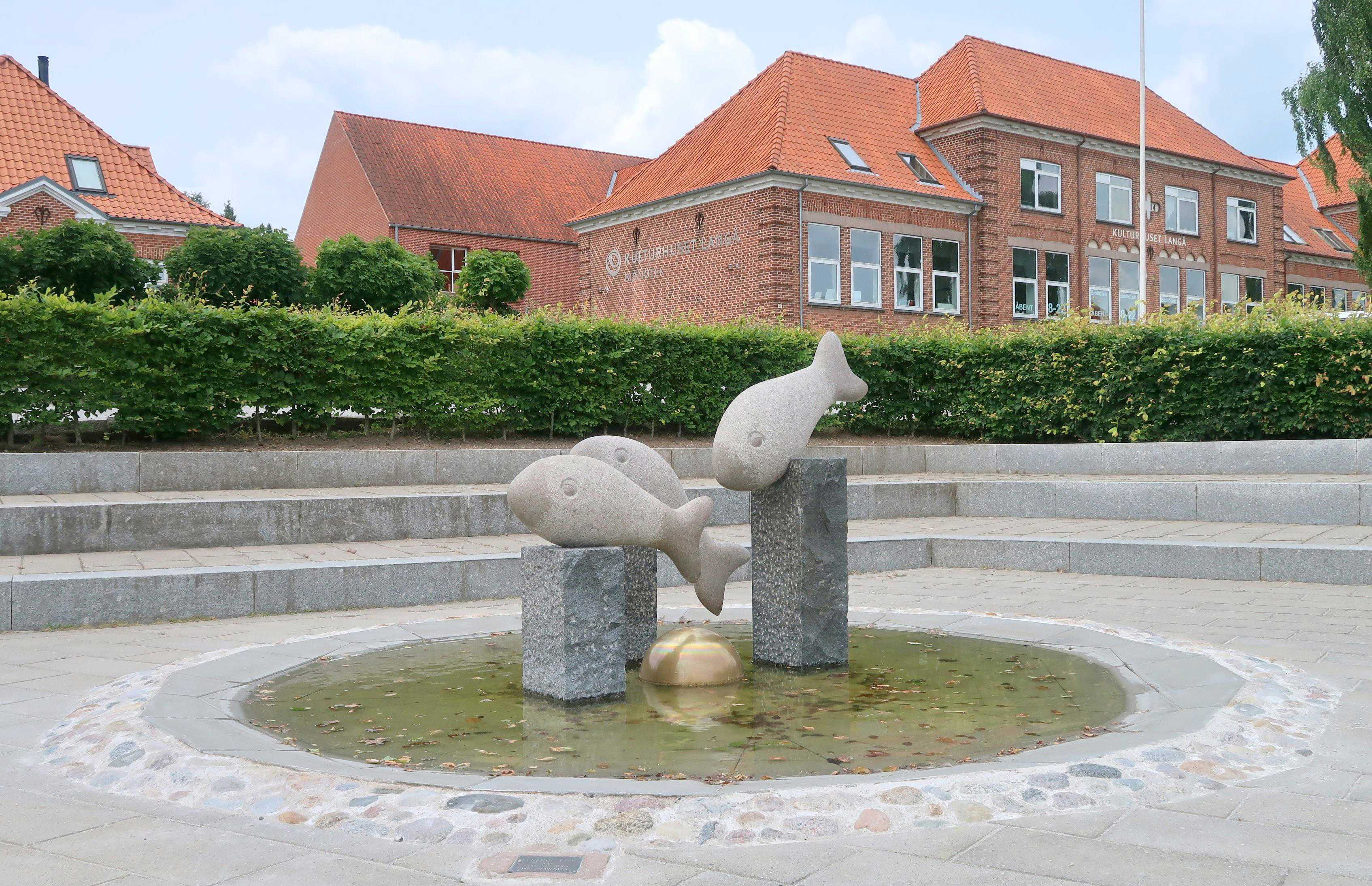 Skulpturen Legende Fisk