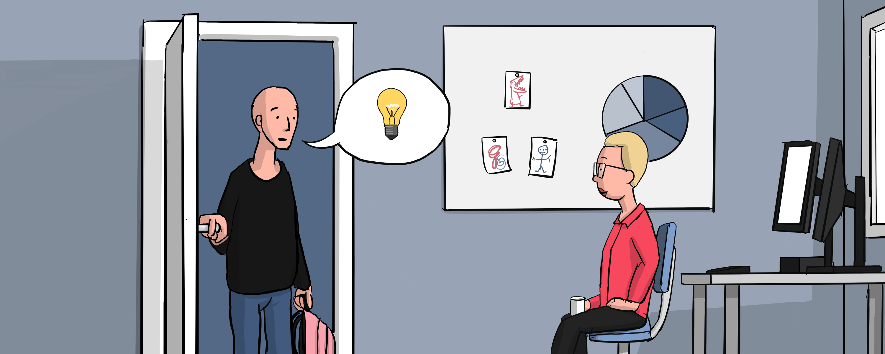 Illustration af samarbejde mellem skole og skolebestyrelse