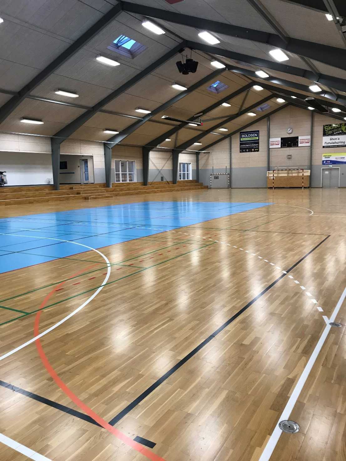 Idrætshal indendørs