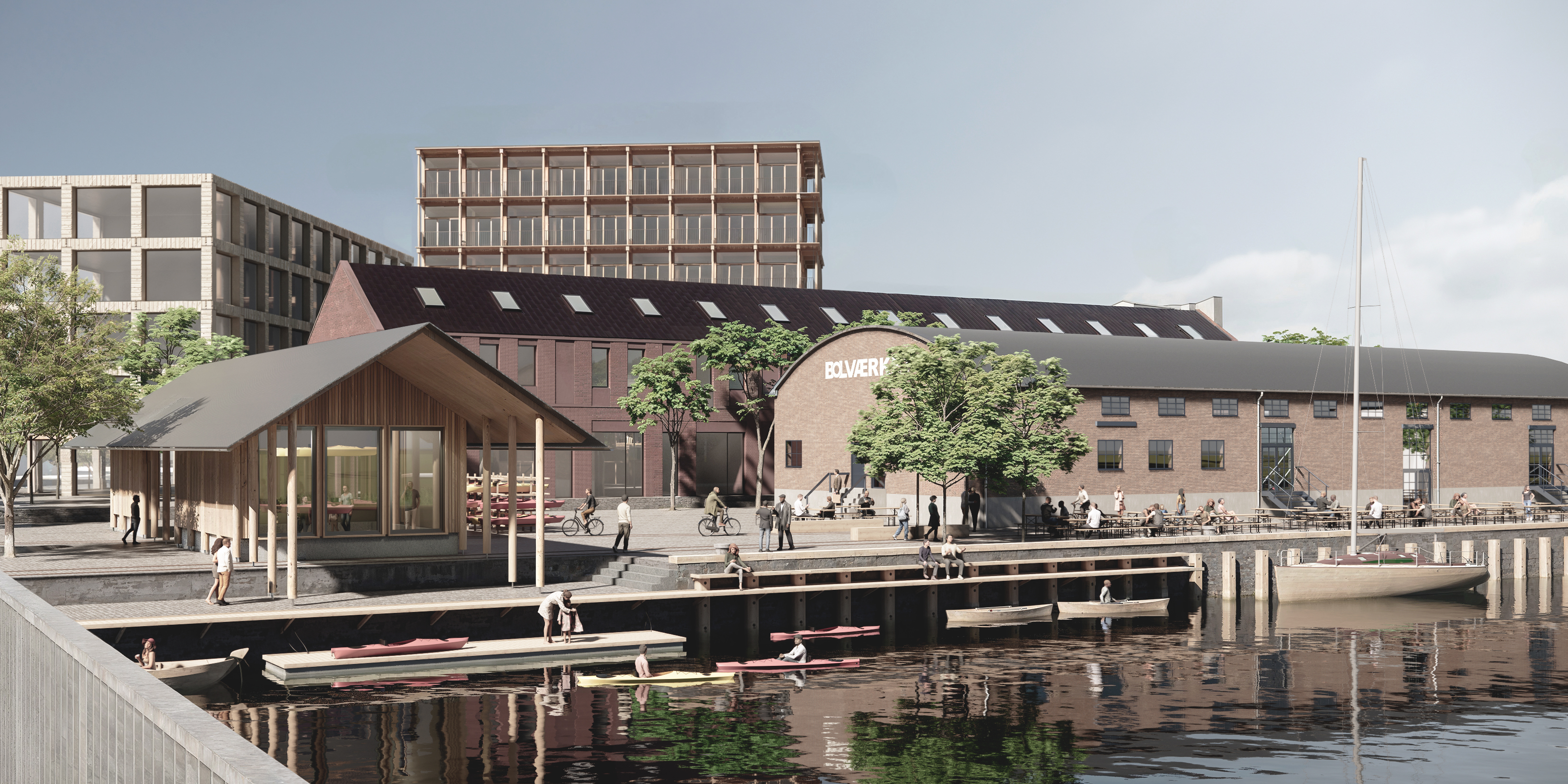 Visualisering af Bolværksgrunden