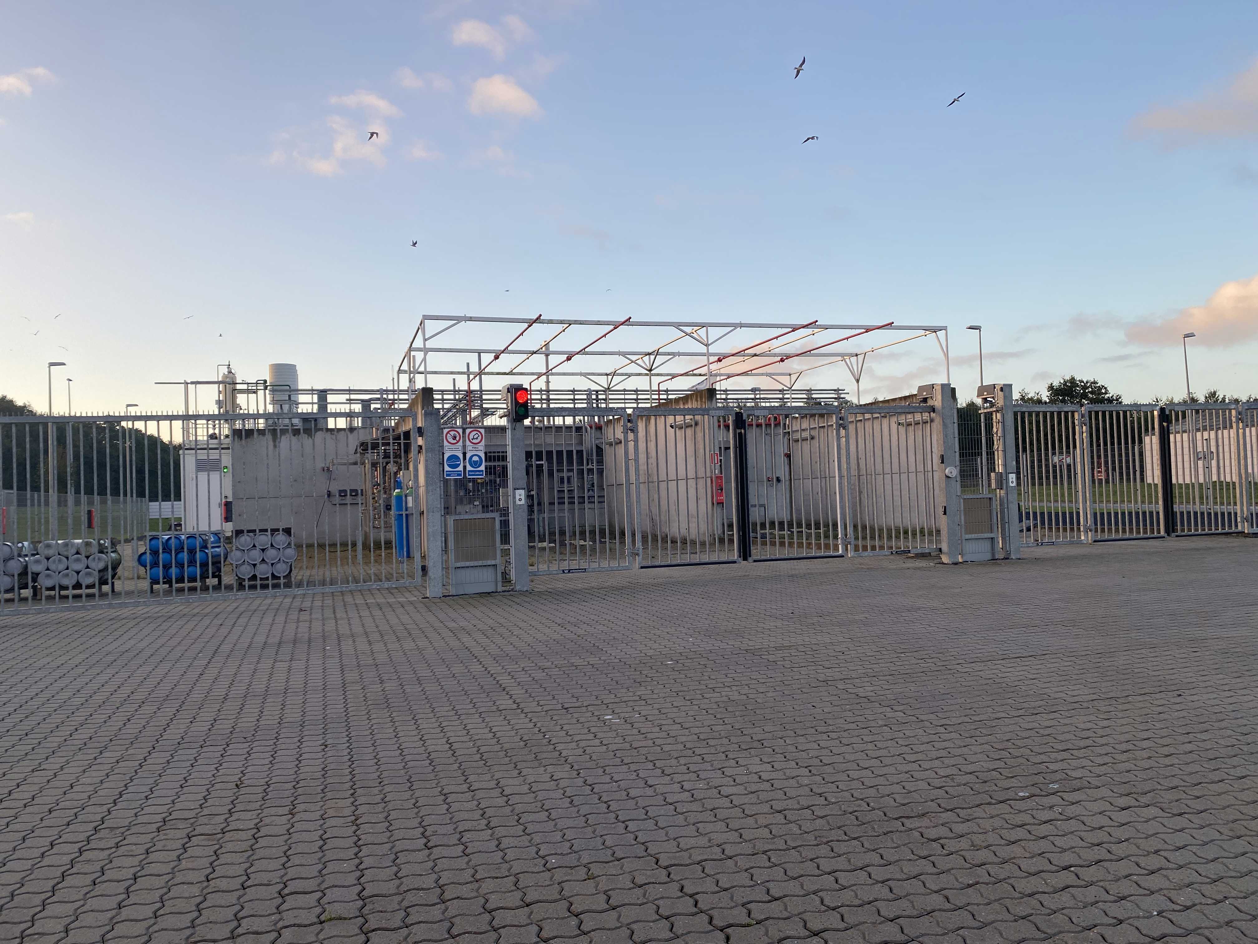 Eksempel på elektrolyseanlæg