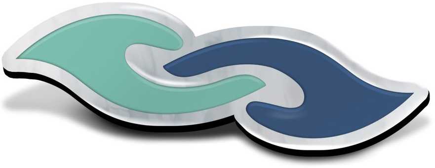 Demenssymbol som viser to farverige hænder